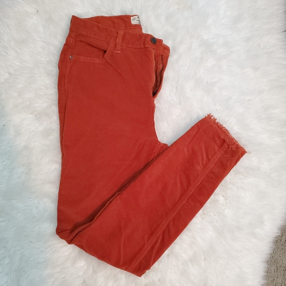 Free People Burnt Orange Corduroys - Picture 2 of 6